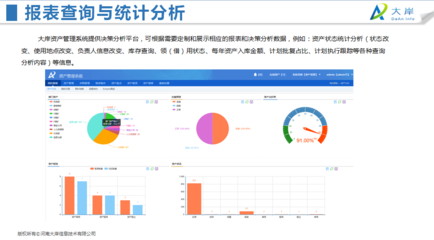 大岸资产管理系统-打造单位自上而下的资产管理模式